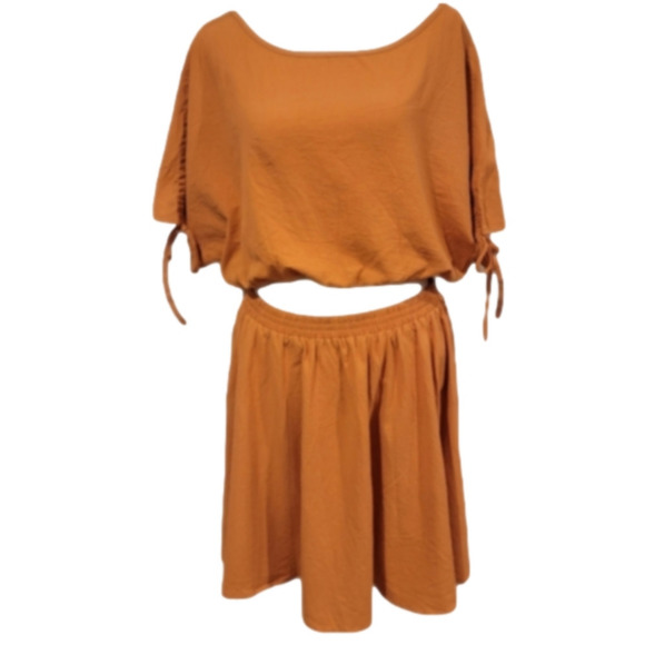 Cropped Top And Flared Skirt Set Size M - Picture 3 of 12